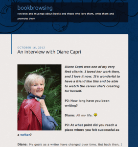 Diane Capri BookBrowsing Interview by PJ Nunn