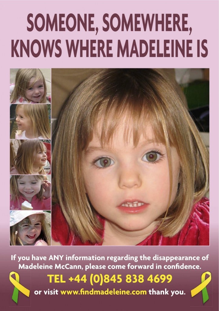 Madeleine McCann Poster