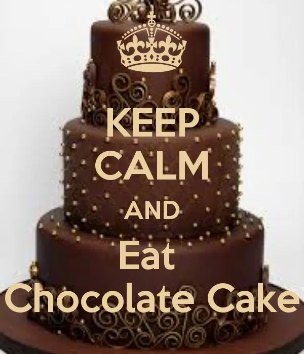 Keep Calm and Eat Chocolate Cake