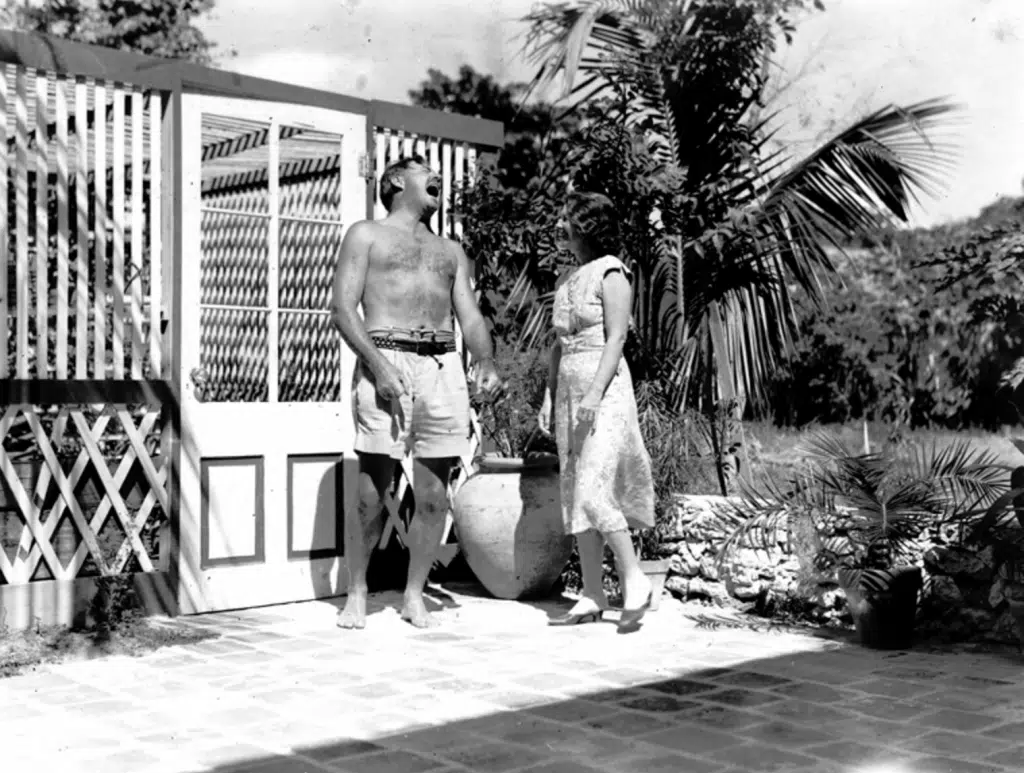 Hemingway at the pool