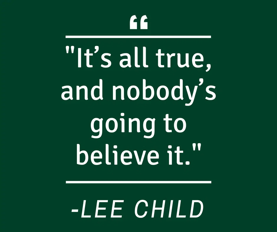 Lee Child Quote Night School