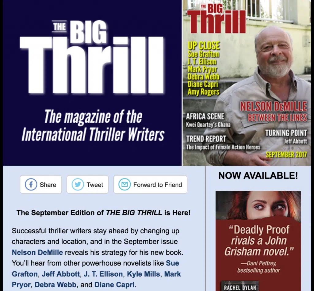 The Big Thrill Announcement