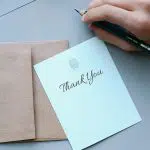 Thank you note